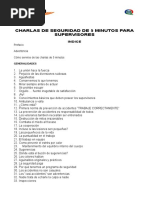 CHARLAS 5 Minutos PREVENCIONISTAS