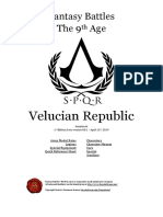 Fantasy Battles The 9 Age: Velucian Republic