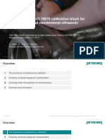 Using The New ISO 19675 Calibration Block For Phased-Array and Conventional Ultrasonic Inspections