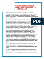 Ensayo de La Reconciliación en Relacion Al Estado CIVICA