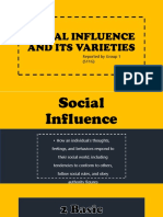 Social Influence and Its Varieties