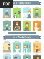 Flashcards Jobs PDF