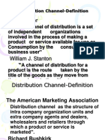 Philip Kotler: Distribution Channel-Definition