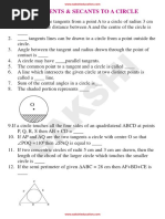 Sakshi: 9. Tangents & Secants To A Circle