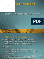 Marketing Management: Chapter Two: Marketing Environment