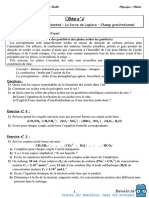 Série N°6 Acides Et Bases de Bronsted La Force de Laplace Champ Gravitationnel 2011 2012 (Adam Bouali)