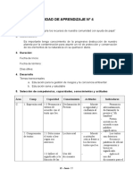 UNIDAD DE APRENDIZAJE 2do - (04) JUNIO