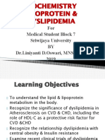 Lipoprotein & Dyslipidemia DR Lin Oswari Blok 7 2018 PDF