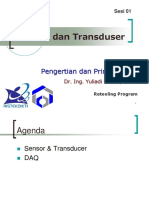 Sensor Dan Transduser: Pengertian Dan Prinsip Dasar