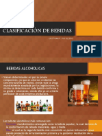 Clasificación de Bebidas