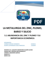 Abundancia Del Zinc y Plomo y Su Importancia Economica