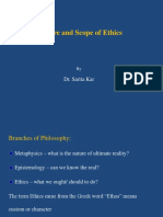 Nature, Scope and Method of Ethics