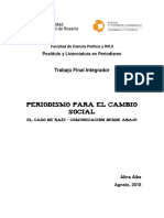 Periodismo para El Cambio Social - El Caso de Raíz Comunicación Desde Abajo