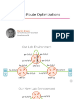 JUNOS OSPF Configuring Route Optimizations