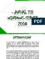 Manual SSH Windows Server 2008 La Red 38110