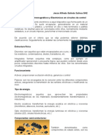 Componentes Electromagnéticos y Electronicos en Un Circuito de Control