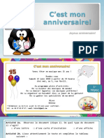 C'est Mon Anniversaire!