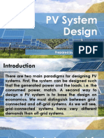 PV System Design