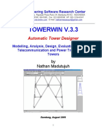 Towerwin V.3.3: Automatic Tower Designer