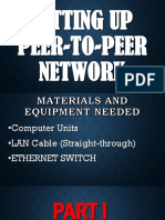 Setting Up Peer To Peer Network PDF