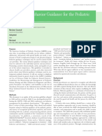 Guideline On Bahavior Pediatric Dental Patient