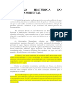 Evolução Histórica Do Direito Ambiental