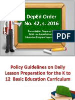 Deped Order 42 S 2016