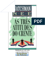 As Três Atitudes Do Crente - Watchman Nee PDF