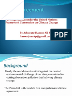 Paris Agreement Under The United Nations Framework Convention On Climate Change