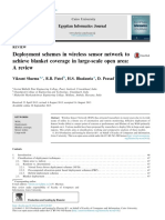 Deployment Schemes in Wireless Sensor Network To Achieve Blanket Coverage in Large-Scale Open Area: A Review