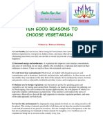 10 Good Reasons For Being A Vegetarian