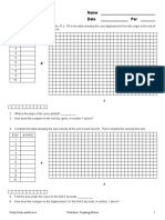 Graphing Motion: Name - Kinematics WS - Date - Per