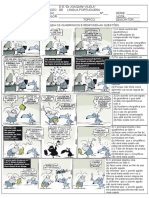 Avaliação de Lingua Portuguesa - Quadrinhos - Reforma Ortográfica