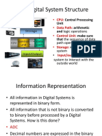 Basic Digital System Structure: - CPU: - Data Path: - Control Unit: - Storage