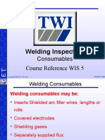 Welding Inspection: Consumables Course Reference WIS 5