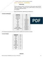 Formulación - Grados Brix - Rendimiento - Procesamiento de Alimentos