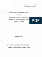 Art II Scope For M14 Manual 1968 PDF