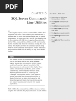 SQL Server Command-Line Utilities: in This Chapter