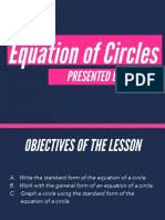 Equations of Circles