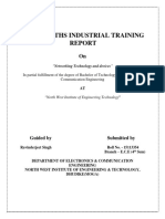 CCNA Industrial Training Report Untouch