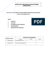 Instructivo Aplicación Prueba Hidrostática