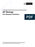 AP Biology 2018 FRQ PDF