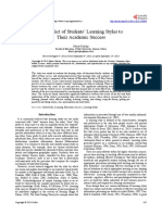 The - Effect - of - Students - Learning - Styles - To - Their - Academic Success PDF