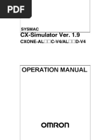 CX - Simulator - V1 - 95 - Manual de Operacao - W366-E1-11 PDF