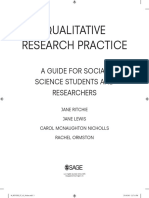 Qualitative Research Practice: A Guide For Social Science Students and Researchers