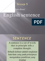 Group 5 Sentence English