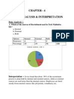 Data Analysis & Interpretation: Chapter - 4