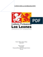 Trabajo Sobre El Desafío Ético de La Globalización