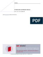 Properties of Zinc Oxide Nanorods As Ethanol Senso PDF