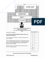 STPM Trials 2009 Chem P2 (N Sembilan), Pra-2010